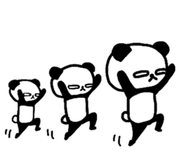 white of the eye panda 2 sticker #2140228