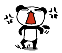 white of the eye panda 2 sticker #2140243