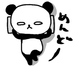 white of the eye panda 2 sticker #2140251