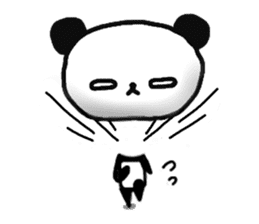 white of the eye panda 2 sticker #2140252