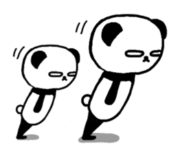 white of the eye panda 2 sticker #2140256