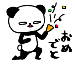 white of the eye panda 2 sticker #2140260