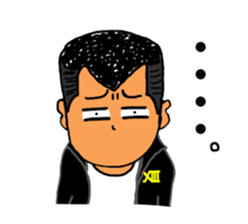 THIRTEEN JAPAN JAPANESE BAD BOY Sticker sticker #2140348