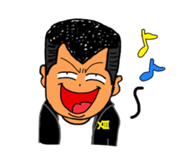 THIRTEEN JAPAN JAPANESE BAD BOY Sticker sticker #2140352