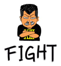 THIRTEEN JAPAN JAPANESE BAD BOY Sticker sticker #2140359