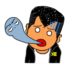 THIRTEEN JAPAN JAPANESE BAD BOY Sticker sticker #2140360