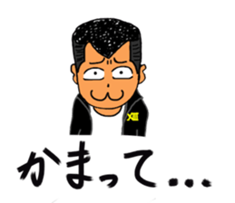 THIRTEEN JAPAN JAPANESE BAD BOY Sticker sticker #2140363