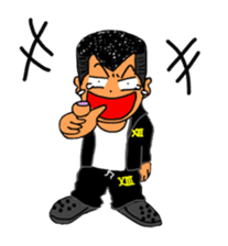 THIRTEEN JAPAN JAPANESE BAD BOY Sticker sticker #2140366