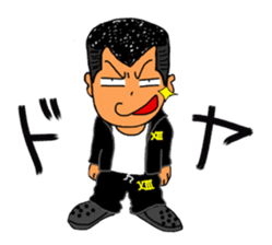 THIRTEEN JAPAN JAPANESE BAD BOY Sticker sticker #2140375
