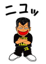 THIRTEEN JAPAN JAPANESE BAD BOY Sticker sticker #2140382