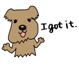 Kawaii dogs (Only English) sticker #2140736