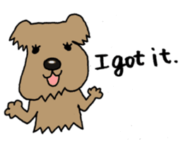 Kawaii dogs (Only English) sticker #2140736