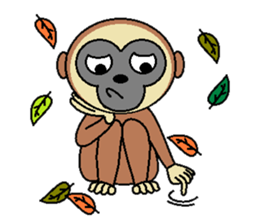 Lovely Gibbons sticker #2141026