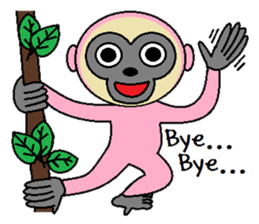 Lovely Gibbons sticker #2141027