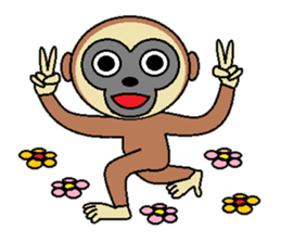 Lovely Gibbons sticker #2141028