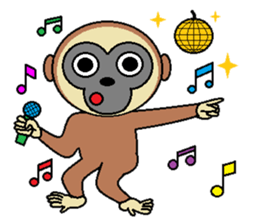 Lovely Gibbons sticker #2141031