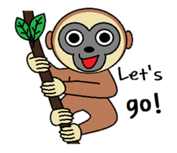 Lovely Gibbons sticker #2141037