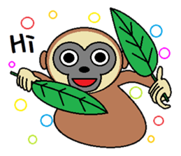 Lovely Gibbons sticker #2141040