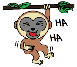 Lovely Gibbons sticker #2141044