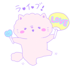 Cat  in love sticker #2141562