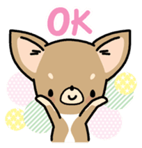 Tiny Lovely Chihuahua (English) sticker #2141909