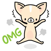 Tiny Lovely Chihuahua (English) sticker #2141913