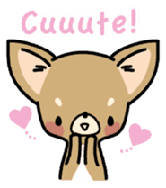Tiny Lovely Chihuahua (English) sticker #2141919