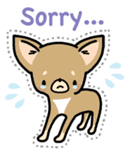 Tiny Lovely Chihuahua (English) sticker #2141923