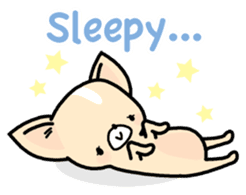 Tiny Lovely Chihuahua (English) sticker #2141937