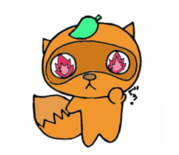 Sticker loose ninjutsu of raccoon sticker #2142976