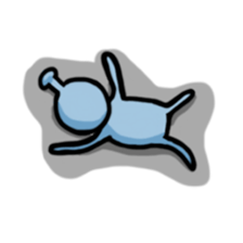 The alien enjoying himself sticker #2143414