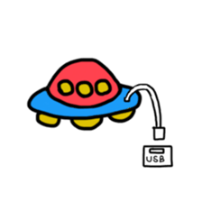 The alien enjoying himself sticker #2143421