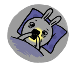 Lazy Rabbit & Mr.Chu sticker #2143600