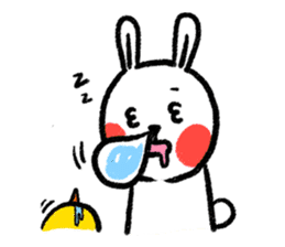 Lazy Rabbit & Mr.Chu sticker #2143603