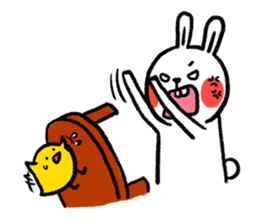 Lazy Rabbit & Mr.Chu sticker #2143613