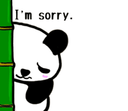 The Shy Panda -English varsion- sticker #2143670