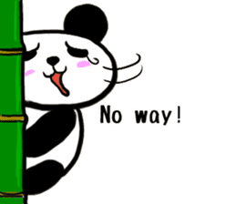 The Shy Panda -English varsion- sticker #2143676