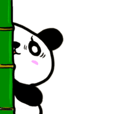 The Shy Panda -English varsion- sticker #2143678