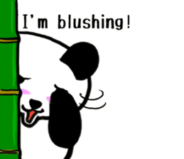 The Shy Panda -English varsion- sticker #2143685
