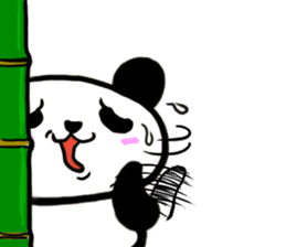 The Shy Panda -English varsion- sticker #2143694