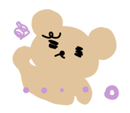 pretty kumakun sticker #2143789