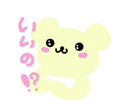 pretty kumakun sticker #2143801