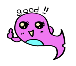 Wobby eyes Whale sticker #2143852