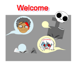 Welcome to Zombie World sticker #2144503