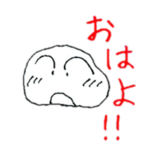 Sticker of Showa Retro face sticker #2146341