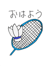 badminton sticker #2146374