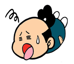 child samurai zen sticker #2146957