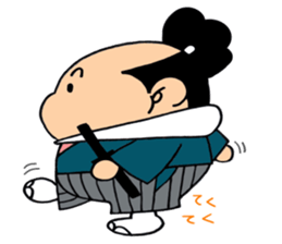 child samurai zen sticker #2146964