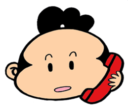 child samurai zen sticker #2146966