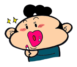 child samurai zen sticker #2146968